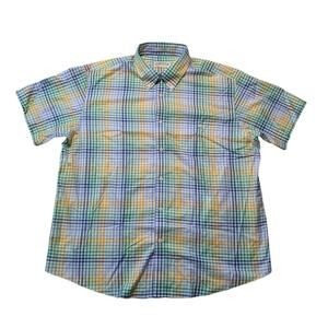 ORVIS men's Short sleeve, button down shirt, size 2XL, 100% Cotton, NWOT